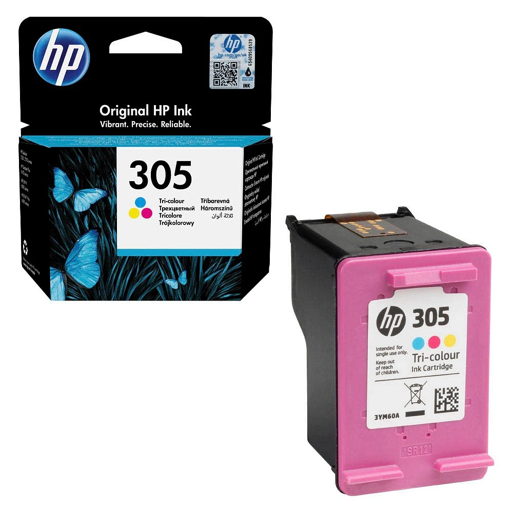 Картридж струйный HP 305 3YM60AE tri-color (100стр.) (2мл) для DJ 2320/2710/2720) (3YM60AE) | Компьютеры и