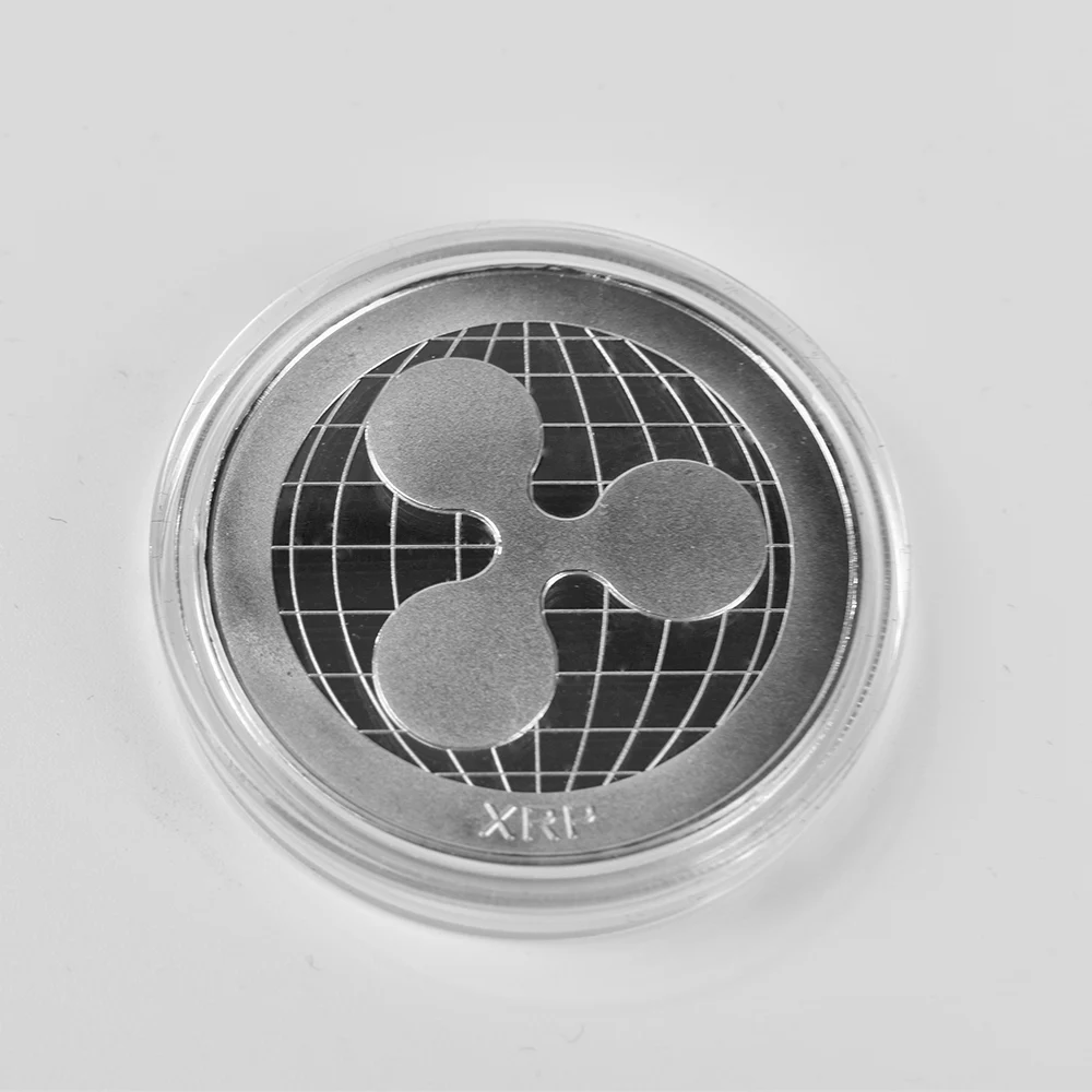 1 шт. позолоченная монета-Биткоин BTC бит физическая металлическая Коллекционная монета для подарка с пластиковым чехлом