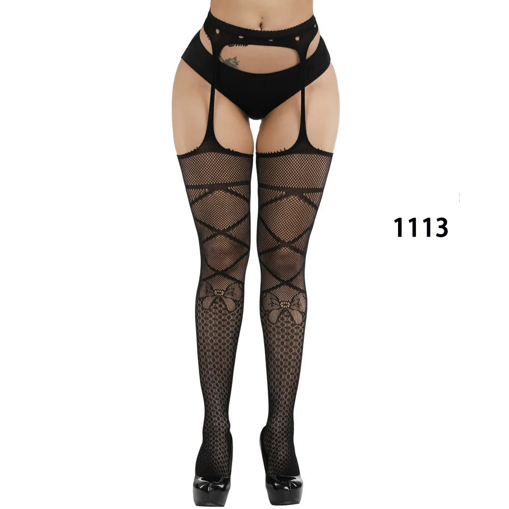 New Arrival Solid Stockings Women Sexy Thigh High Fishnet Nylon Long Socks Sex Belt Standard Over Knee Socks Sexy Lingerie