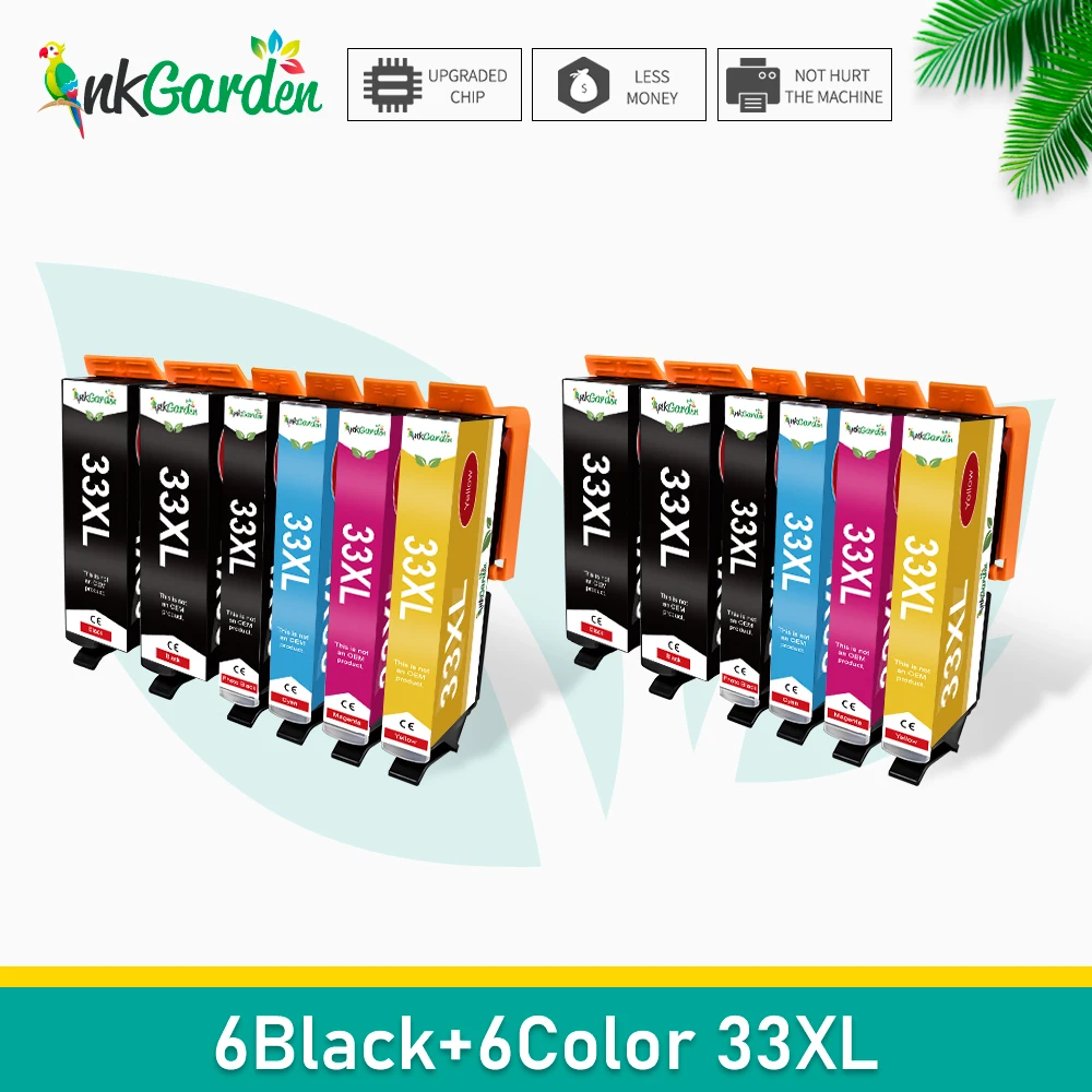 T33 33XL T3351 - T3354 Ink Cartridge Compatible For Epson Expression Premium XP-530 XP-630 XP-635 XP-640 XP-830 XP-900