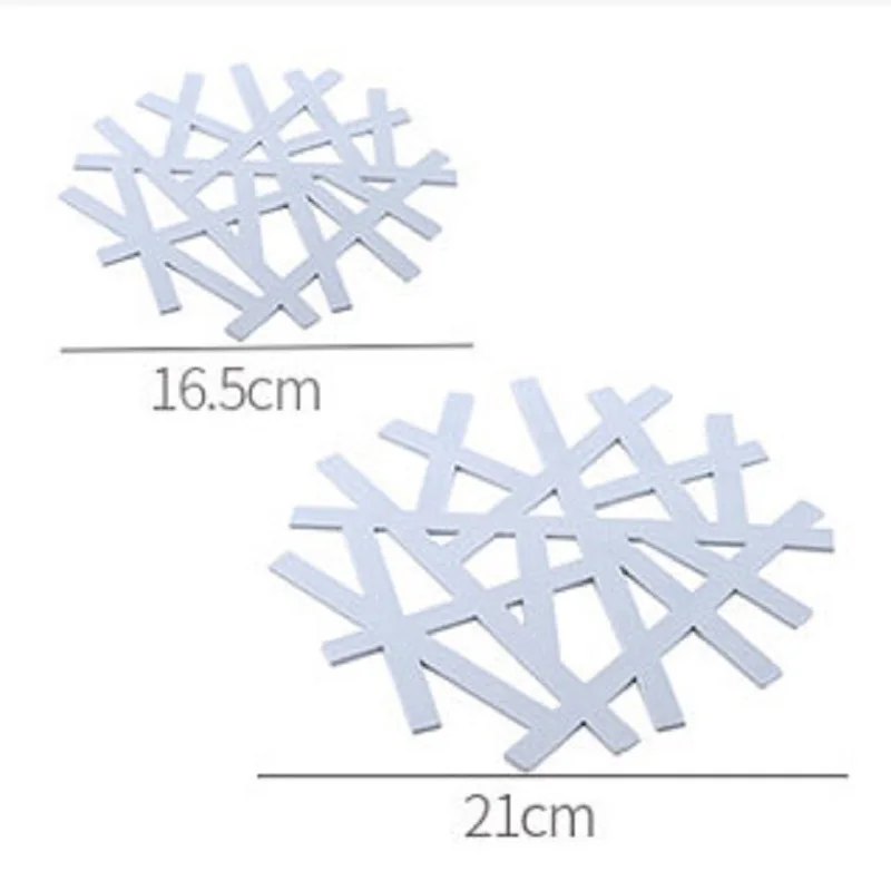 Экологичный силиконовый коврик подставка для кастрюли с цветочным дизайном не