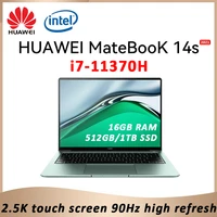 huawei matebook 14s laptop intel core i7 11370h 16gb ram 512gb1tb ssd 14 2 inch 2 5k touch full screen 90hz ultraslim notebook