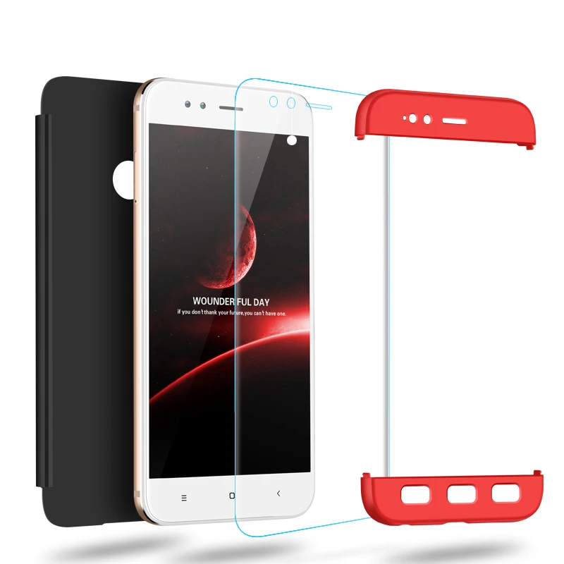 Чехол для телефона Funda Xiaomi Mi A1 360 чехол Etui Xiomi 5x6 5 5S Mix 2S Max 2 Note 3 Чехлы в 1 |
