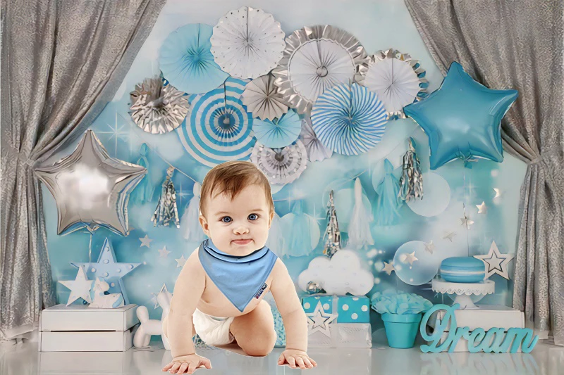 Yeele для новорожденных 1st на день рождения воздушные шары многоярусная юбка