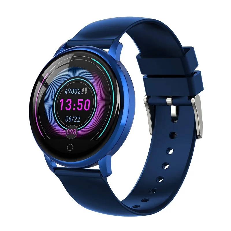 blue rubber Новинка SENBONO Smartwatch водонепроницаемый монитор кровяного давления сердечного ритма фитнес-трекер для мужчин и женщин Смарт-часы для IOS Android - Цвет: blue rubber