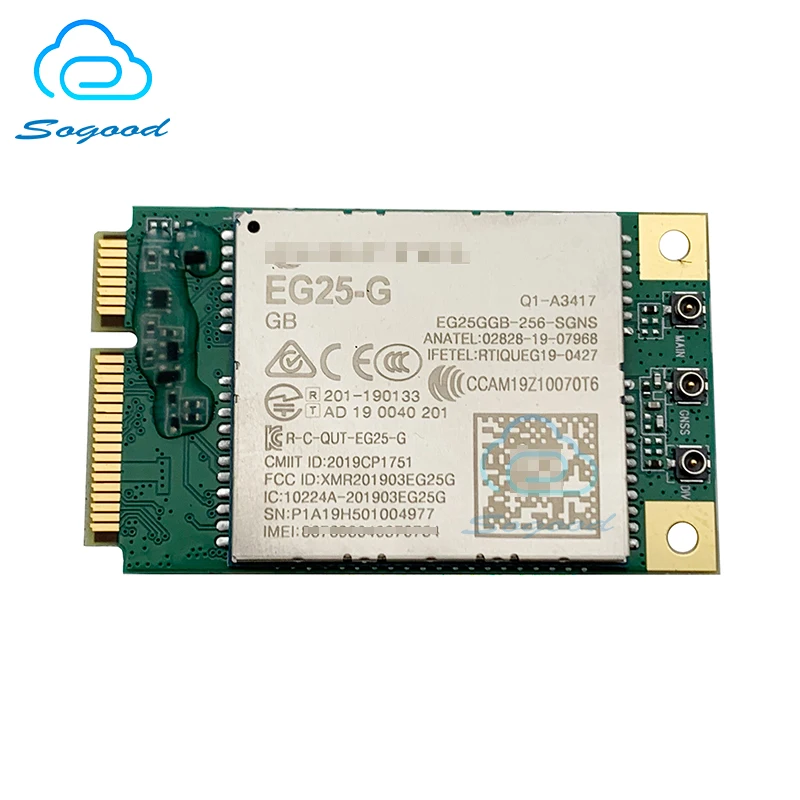 EG25 G мини Pcie с гнезда sim карты 4G FDD LTE/TDD LTD CAT4 модуль глобальная лента для EC25 серии 100%