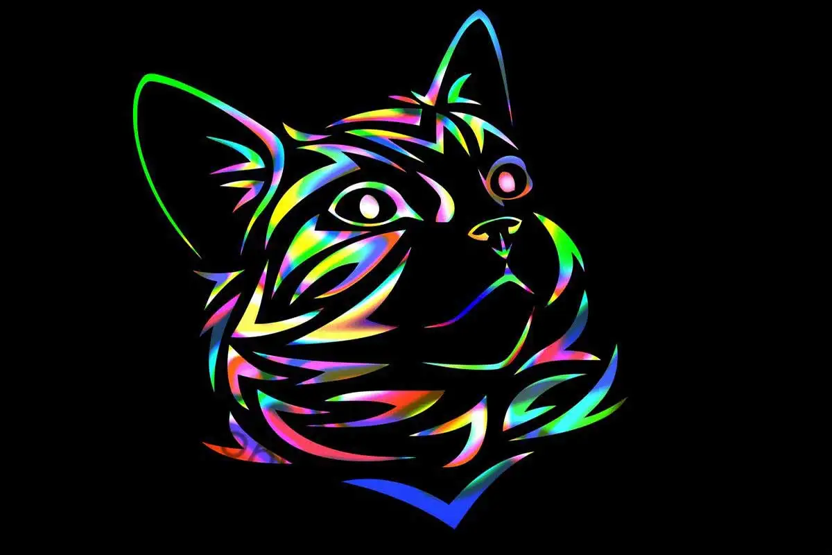 

Неоновый векторный декор в виде кошки, украшение для комнаты, ретро винтажная металлическая вывеска, жестяная вывеска, неоновая вывеска для...