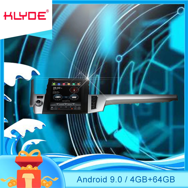 KLYDE для Highlander 2015 2017 автомобильный Радио Мультимедиа Видео плеер навигация GPS Android 9 No 2din 2 din dvd|Автомагнитолы| |