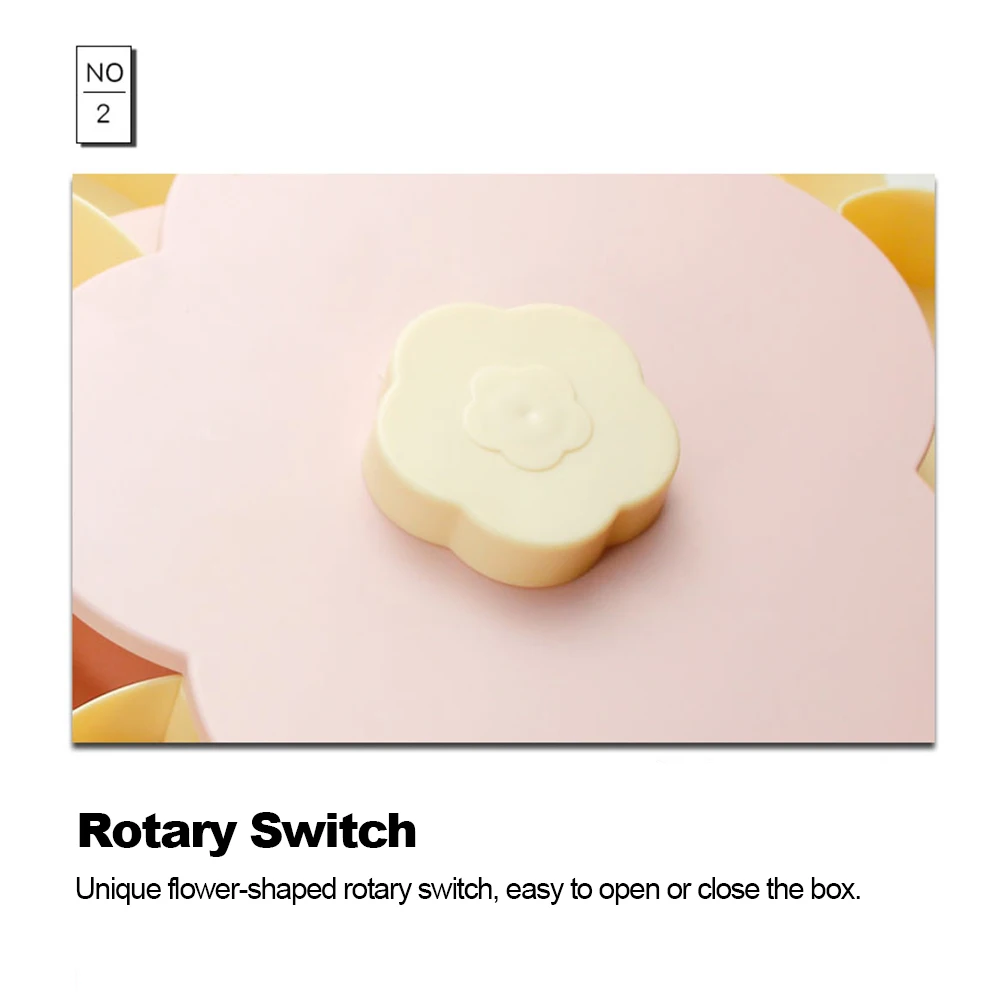 Двухслойные коробок для закусок из конфетные тарелки пачка в виде лепестков