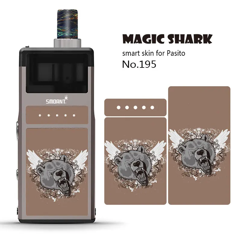 Волшебная Акула 2.5D Джокер медведь Лев камень печать ПВХ чехол наклейка для Pasito