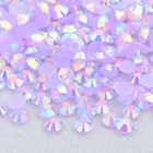 JUNAO 4 5 6 мм Желе светильник-фиолетовый AB плоская задняя часть Стразы без горячей фиксации хрустальные камни наклейки для лица дизайн ногтей Сделай Сам ремесла