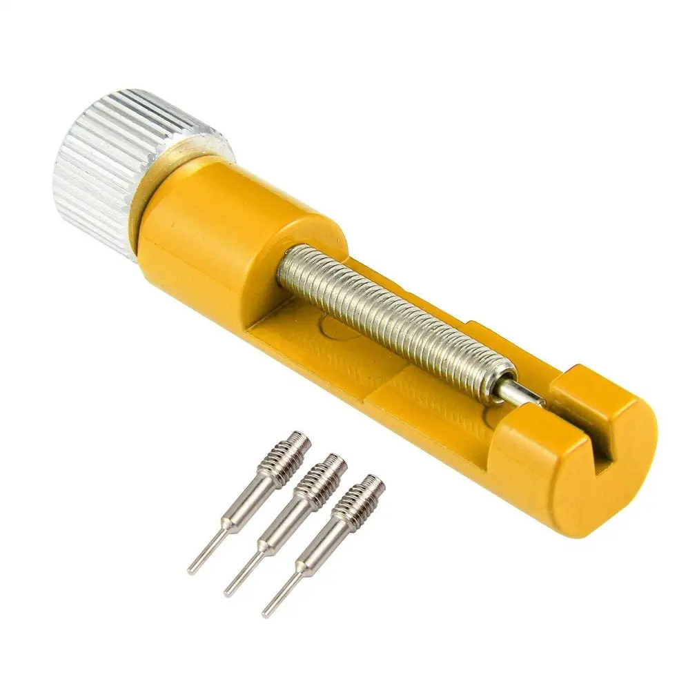 

Pratical Stainless Steel Watch Repair Tool Kit Case Opener Adjuster Pins Bracelet Link Watch Strap Band Remover Kit