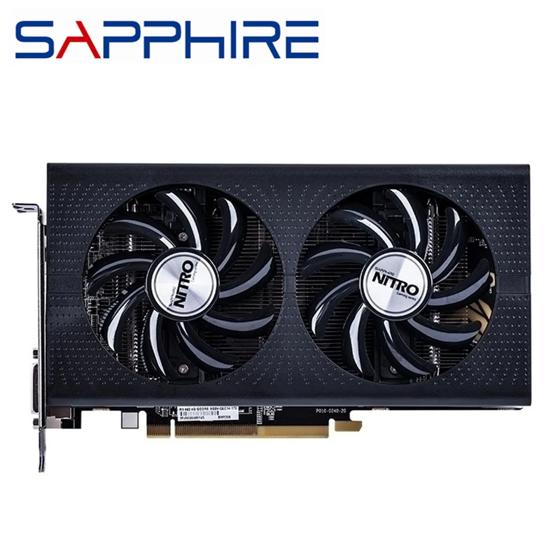Оригинальная Видеокарта SAPPHIRE RX 460 4GB видео-открытка AMD Radeon RX 460 4GB Nitro+ видеокарты GPU компьютерная карта HDMI не майнит