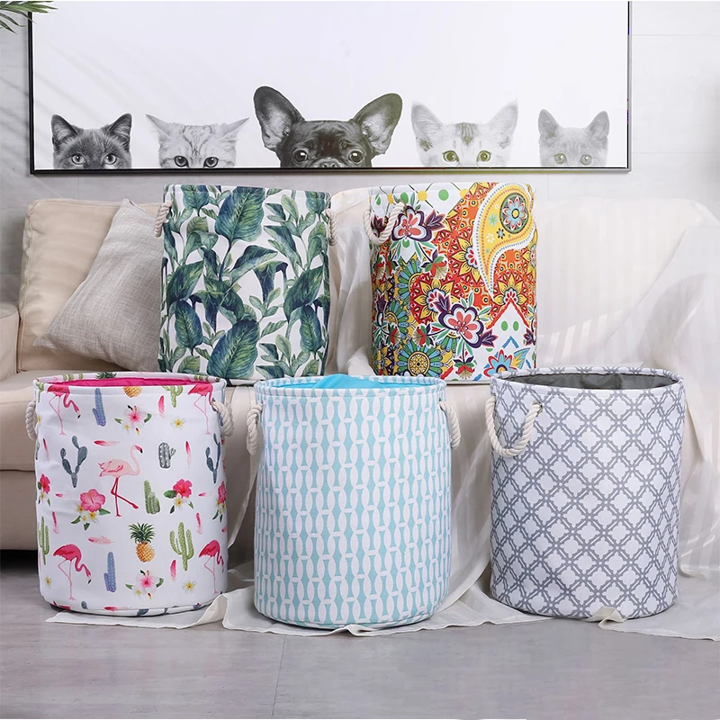 Водонепроницаемая двухслойная складная корзина для белья из ЭВА органайзер