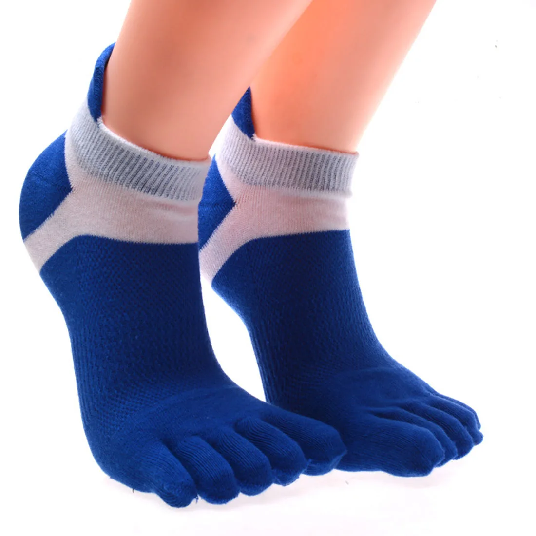 Мужские хлопковые носки с пятью носками чистый спортивный тренажер для бега