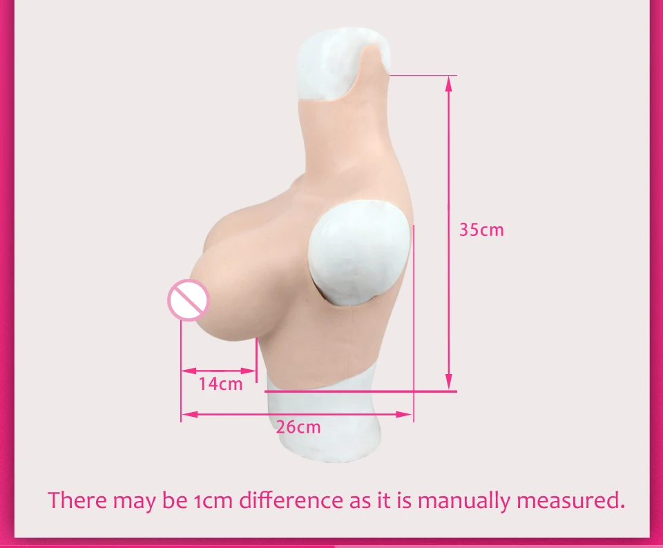 Breasts Silicone Large Breast Fake Boobs G Cup for Transgender Shemale Pechos Crossdresser Forms Drag Queen Cosplay Men To Women