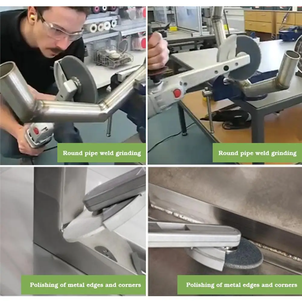 

Corner Polisher Long arm Angle Polisher fillet weld grinder sanding polisher with wheel for metal processing Hoekpolijstmachine