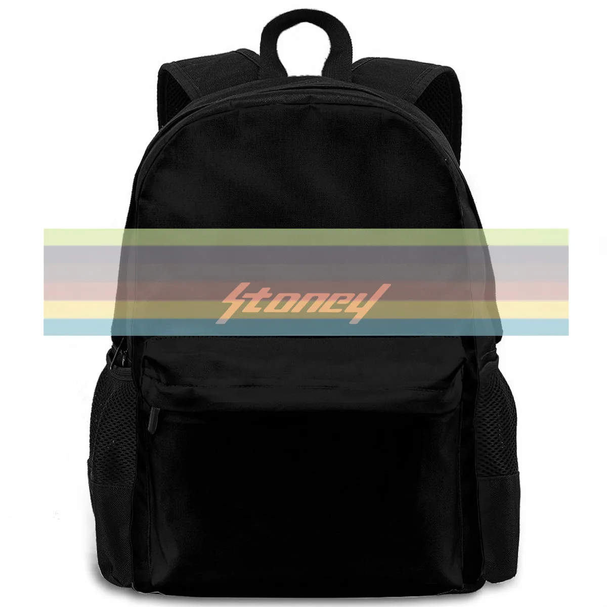 

Post Malone Stoney Black White New b&b Orange women men backpack laptop travel school adult student