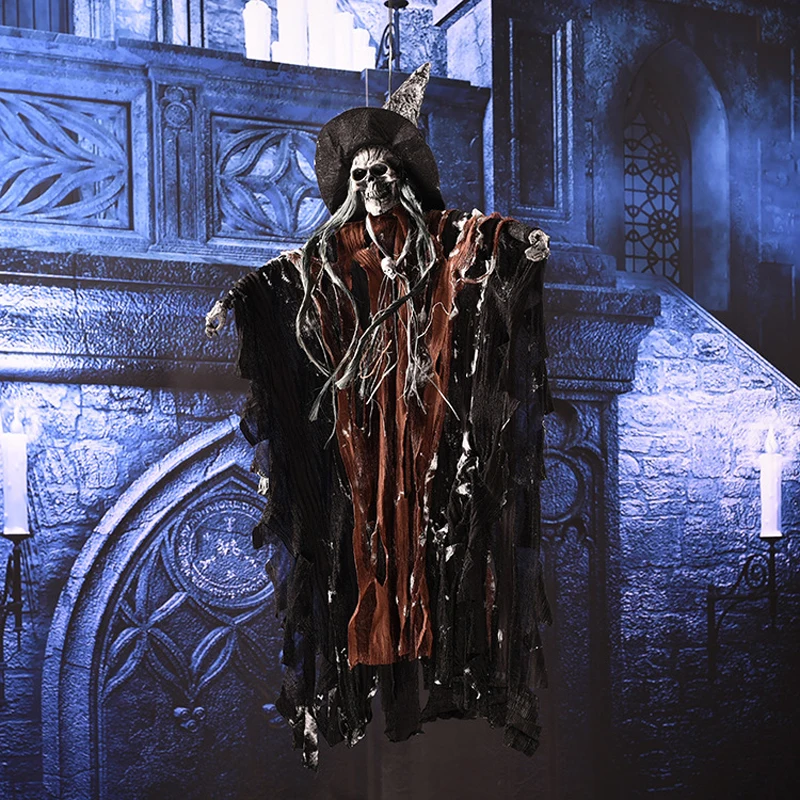

Halloween Horror Ghost Electric Toys for Bar Haunted House Costume Party Evil Monster Skull Witch Glowing Eyes Thriller