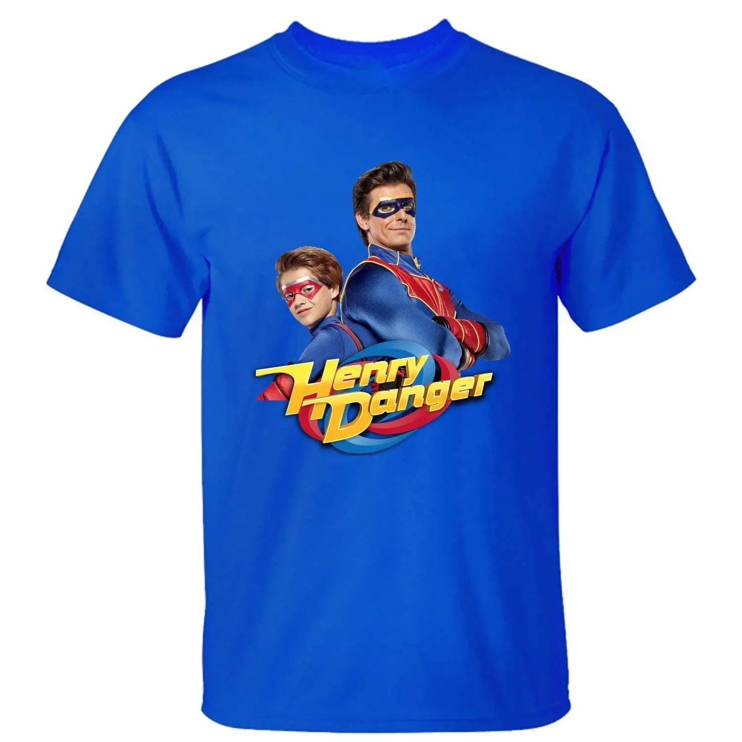 TSDFC для мужчин универсальный хлопок Henry Danger плакат Футболка унисекс wo футболка| |
