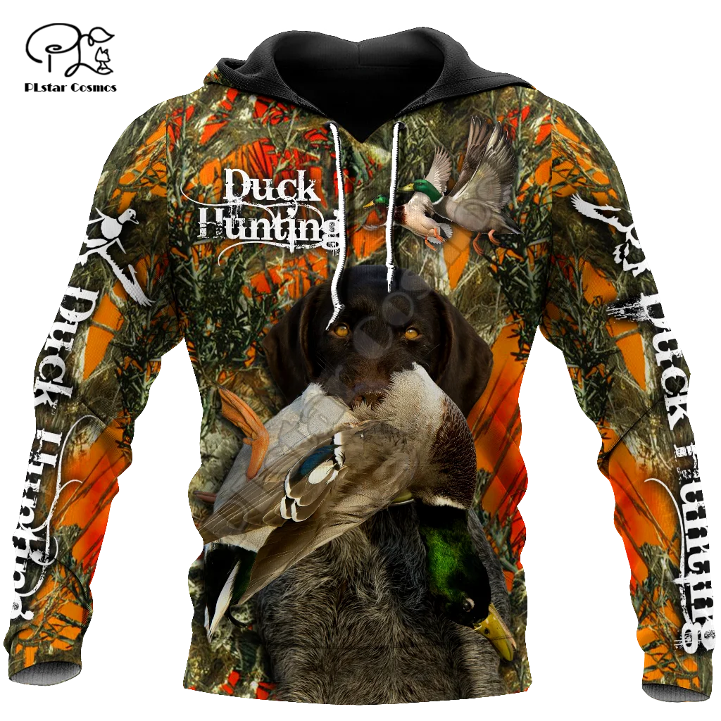 

PLstar Cosmos Camo Animal Hunter Dog Pheasant Duck Hunting Tattoo 3DPrint Men/Women Streetwear Harajuku Jacket Funny Hoodies A17
