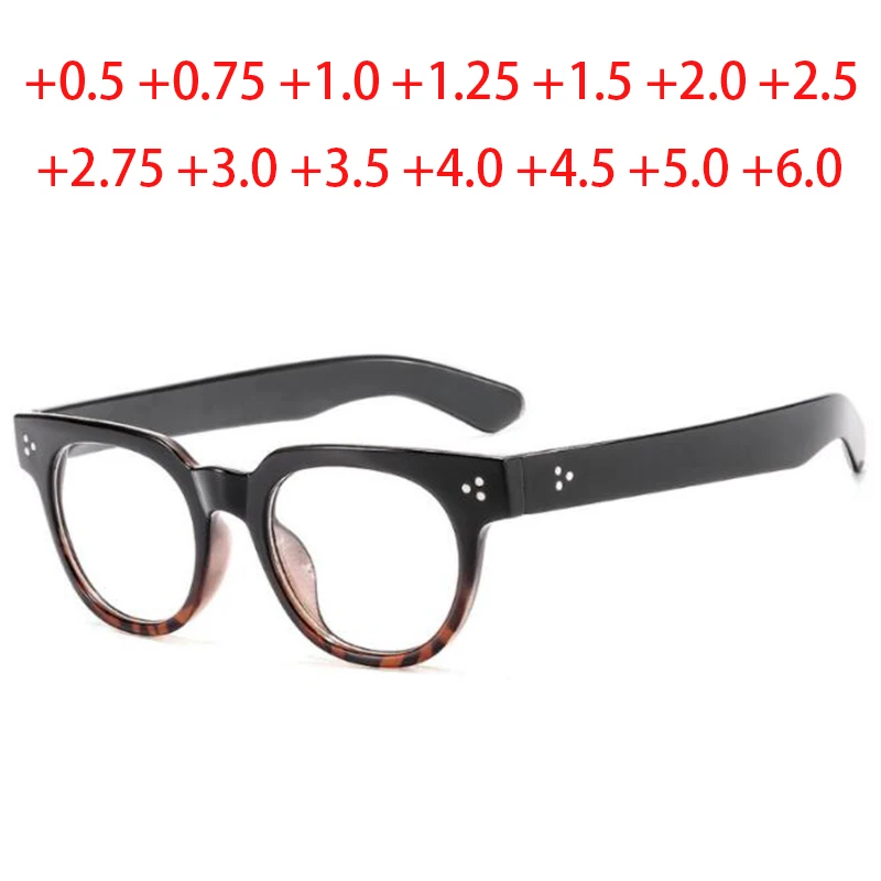 

Reading Glasses Women Round Prescription Eyeglasses Ladies Decorative Glasses Hyperopia Eyewear +0.5 +1.0 +2.0 +3.0 To +6.0