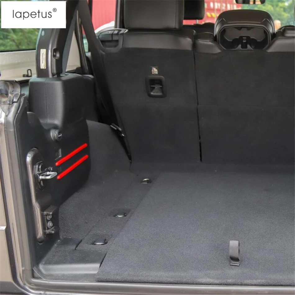 Аксессуары Lapetus, подходят для Jeep Wrangler JL ABS задний багажник, Задняя Крышка багажника, коробка, Декоративная полоса, Формовочная крышка, комплект, отделка