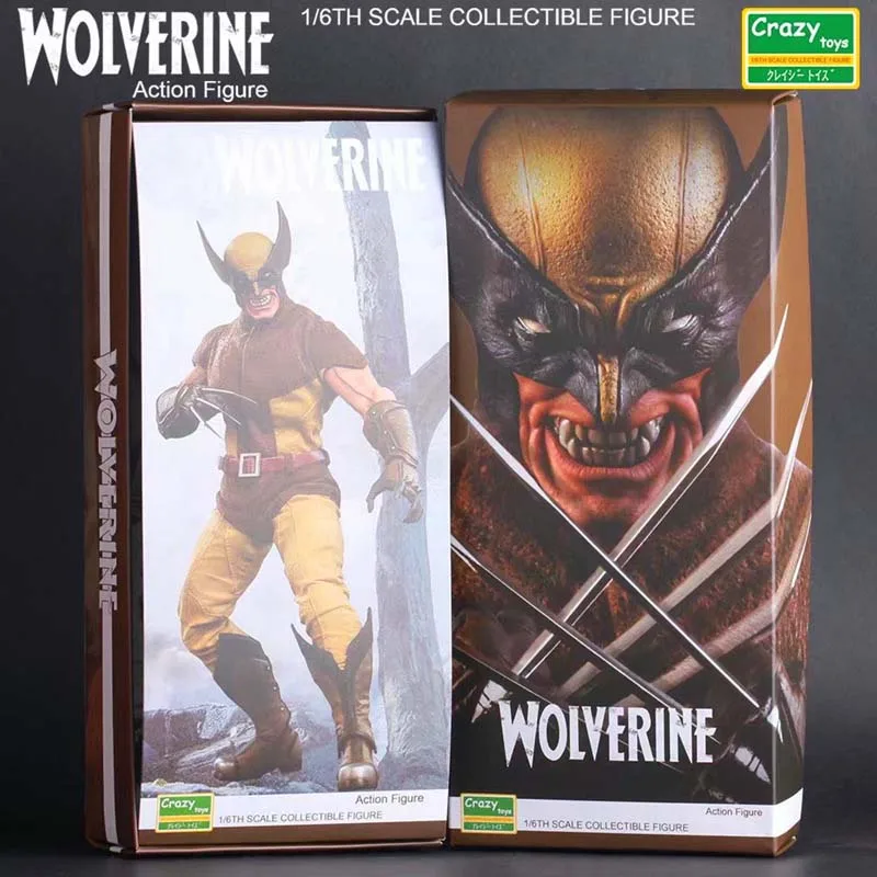 

Marvel Wolverine 1/6 Action Figure X Men Cloth Models Collectible Toys Movable Joints