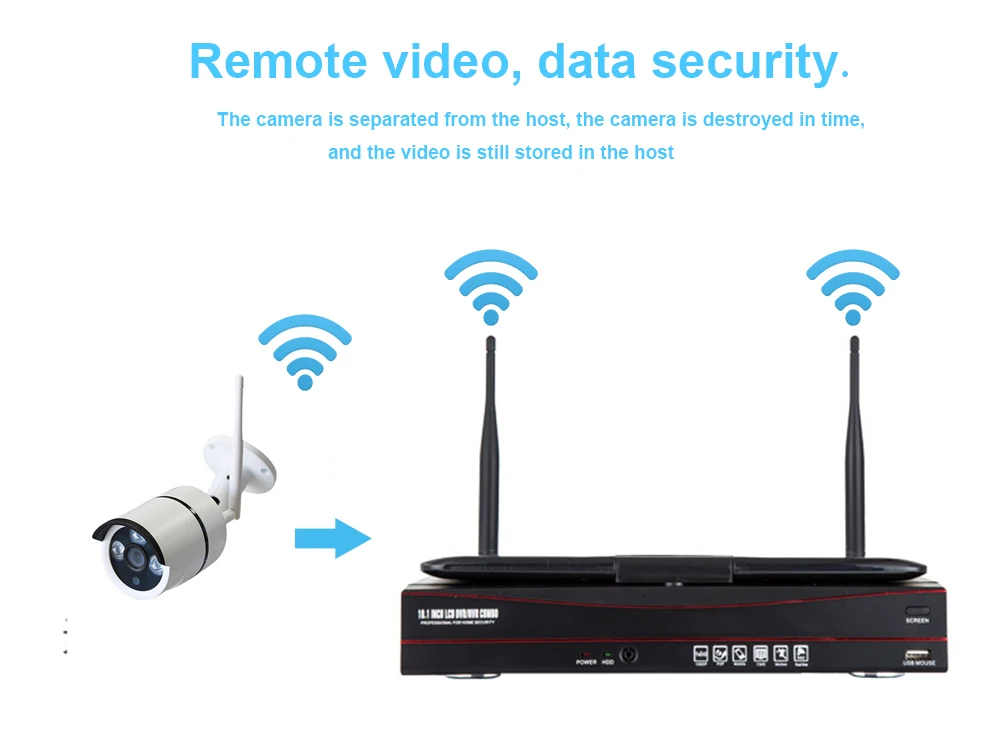 2MP Беспроводная CCTV Камера система Wi-Fi ip-камера безопасности Камера наборы 1080P Wi-Fi IP Камера системы видеонаблюдения NVT наборы с 10 дюймов монитор