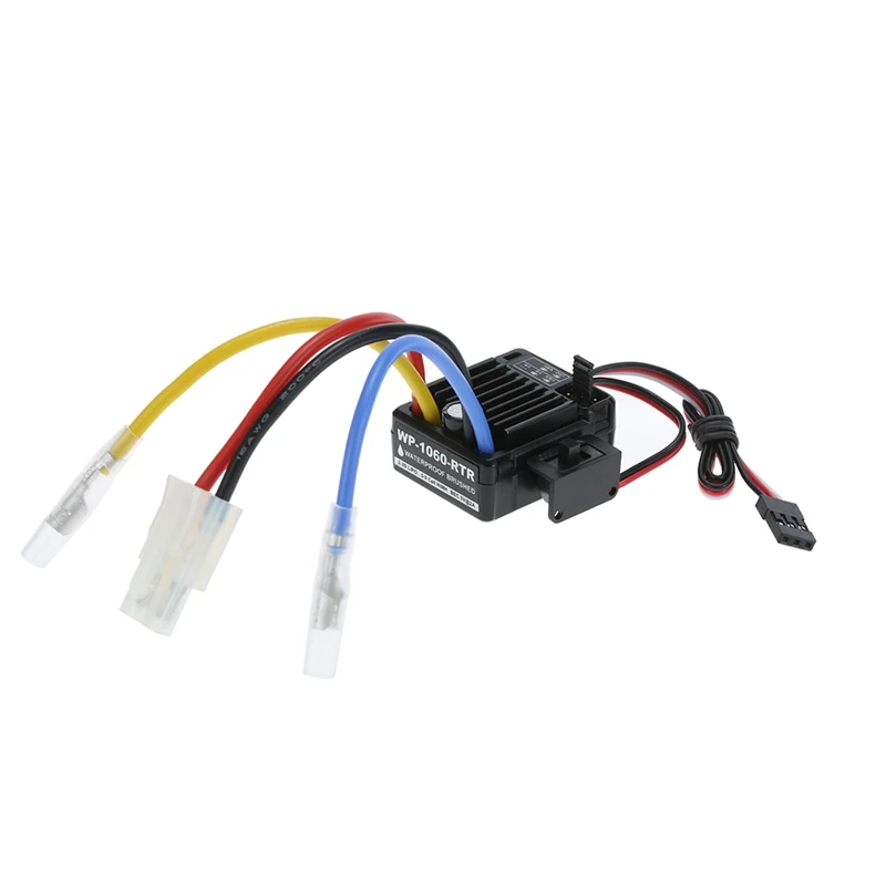 WP 1060 RTR Waterproof 2S 3S 60A Brushed ESC для 1/10 Tamiya Traxxas Redcat HPI RC Car Parts|Детали и аксессуары| |