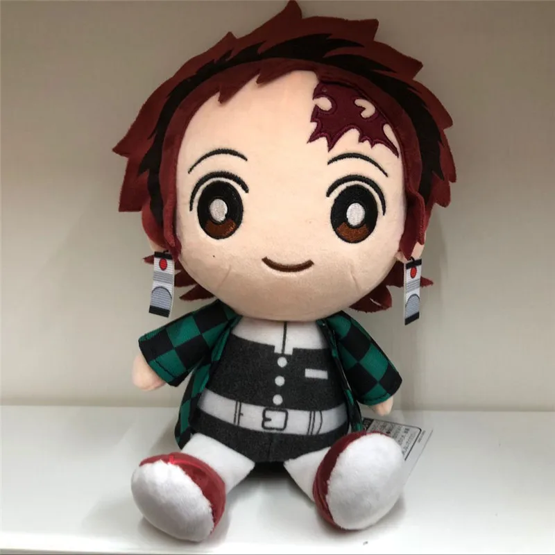 

Японская серия аниме Мультяшные персонажи Tanjirou плюшевая игрушка мягкая кукла подарок для детей 28 см