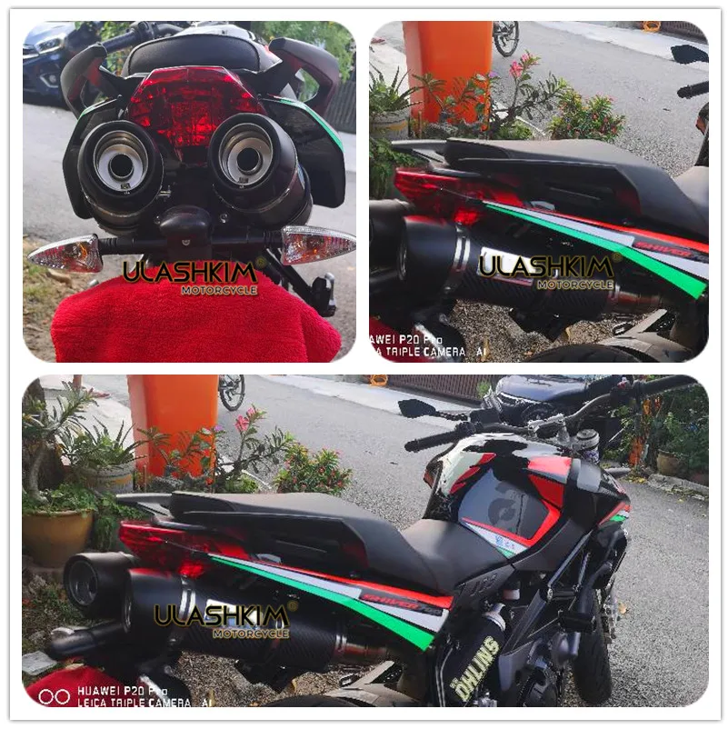 Слипоны для Aprilia SHIVER 750 Shiver750 мотоцикл полная система глушитель из углеродного