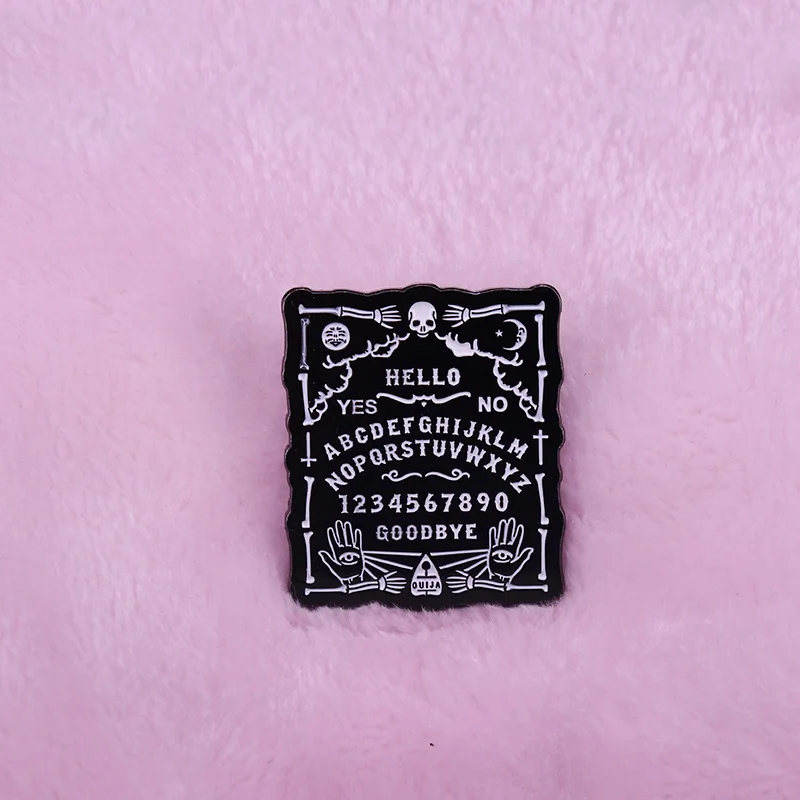 Ouija доска эмаль штифт Жуткий Ужас Хэллоуин языческая Викка оккультный