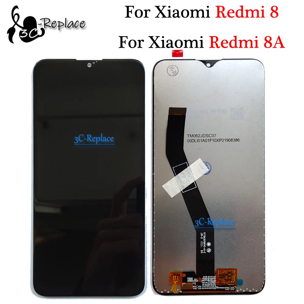Оригинальный черный ЖК дисплей для Xiaomi Redmi 8 M1908C3IE M1908C3IC / 8A глобальная версия