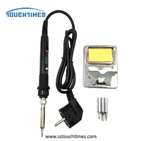 electric soldering iron kit 80w lcd digital adjustable temperature tips 220v110v welding tools