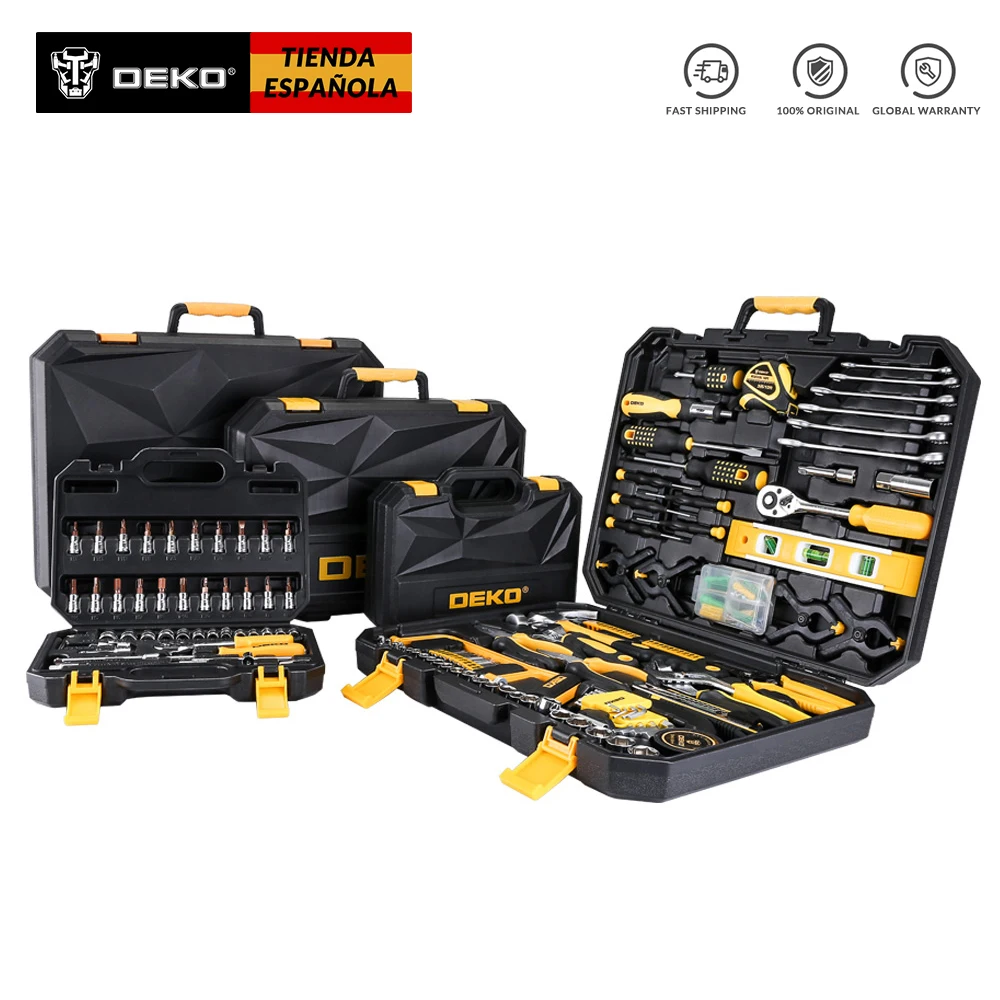 Набор ручных инструментов DEKO ящики для с пластиковой коробкой труб гаечных