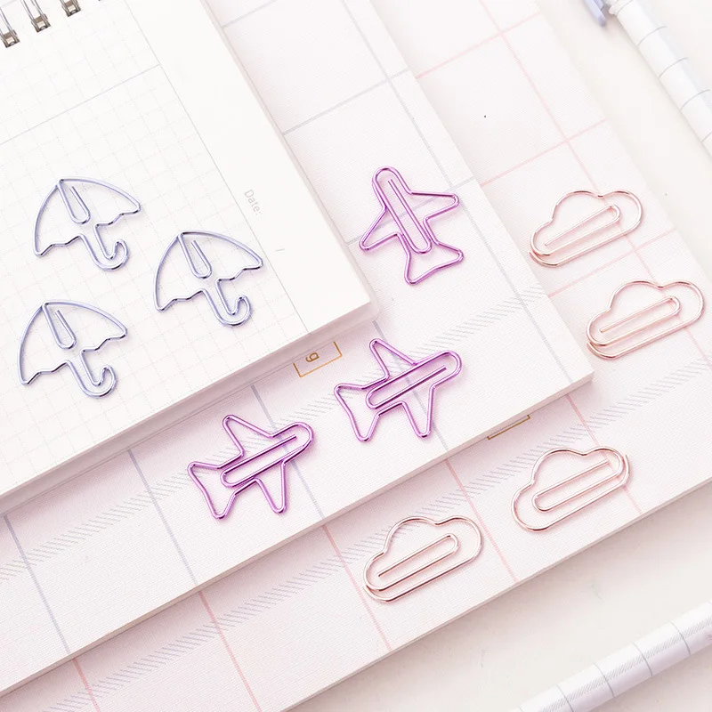 12 шт./лот милые мини бумажные Зажимы материал Эсколар каваи канцелярские