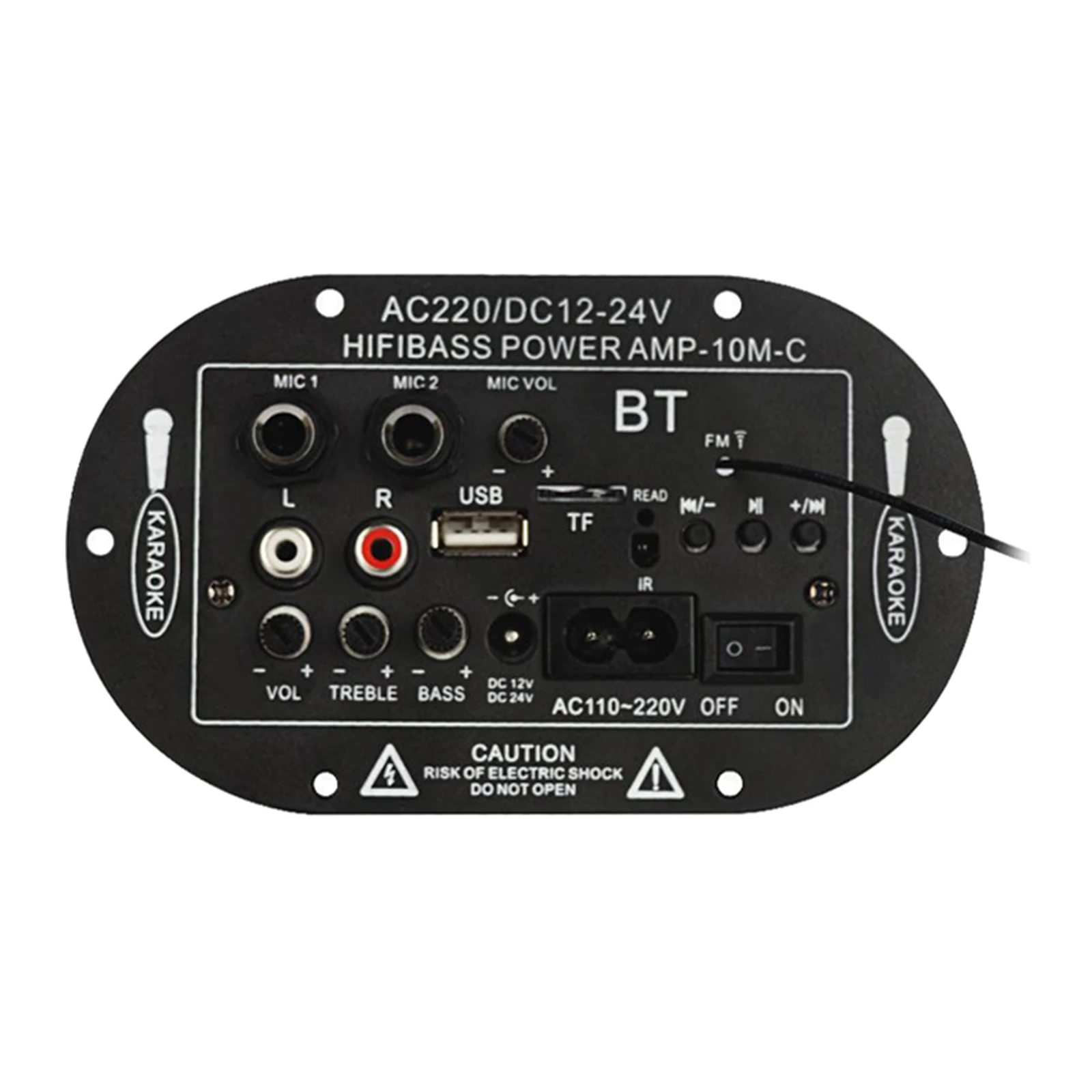 Home Digital 8" / 10" Bluetooth Amplifier Board USB FM TF Player w/ Remote | Электроника
