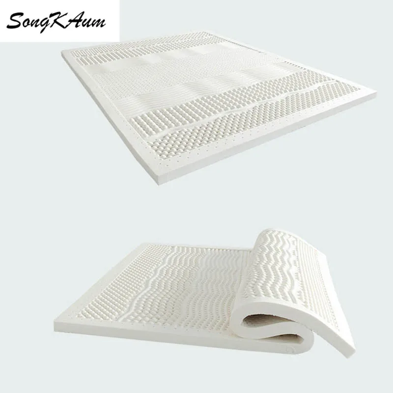 Матрас-Топпер SongKAum 100% из натурального латекса складной матрас с медленным