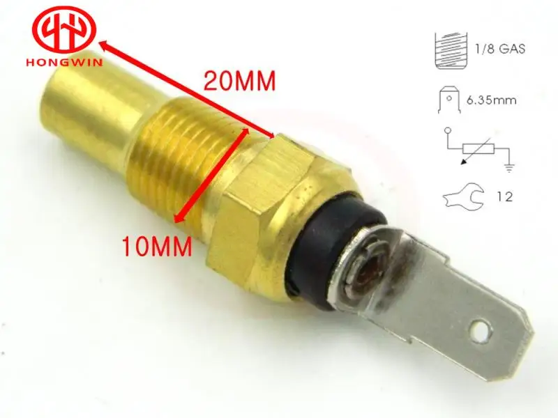 Датчик температуры охлаждающей воды для SUZUKI ALTO SJ CARRY SAMURAI Свифт VITARA SUBARU JUSTY REX MARUTI Bedford 34850 50A00 WT533