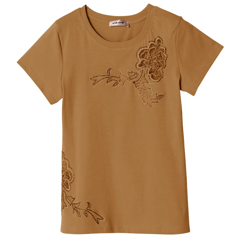 

Women T Shirt Pocket cat Top Tee casual Short sleeve Tops women plus size Women Black