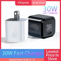 pd 30w usb type c charger adapter fast phone charge for iphone 12 11 pro max x xs xr 7 airpods ipad huawei xiaomi samsung