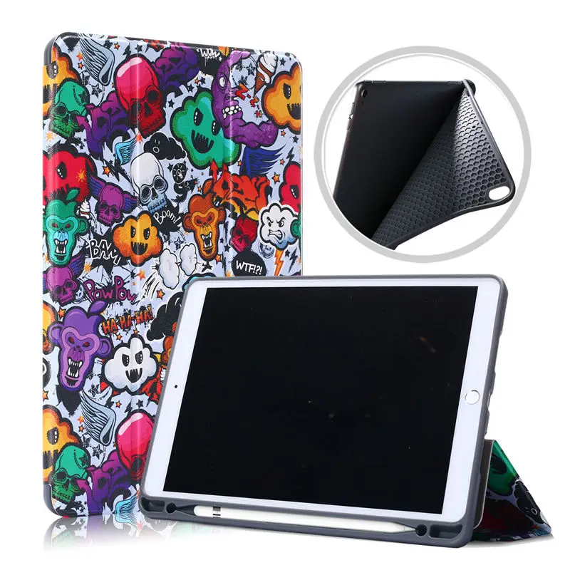 Pencil Holder-BBY ТПУ задняя оболочка для iPad 10," A2200 A2198 A2232 чехол для iPad Air 10,5" A2153 A2123 A2152 умный чехол с держателем карандаша - Цвет: Pencil Holder-BBY