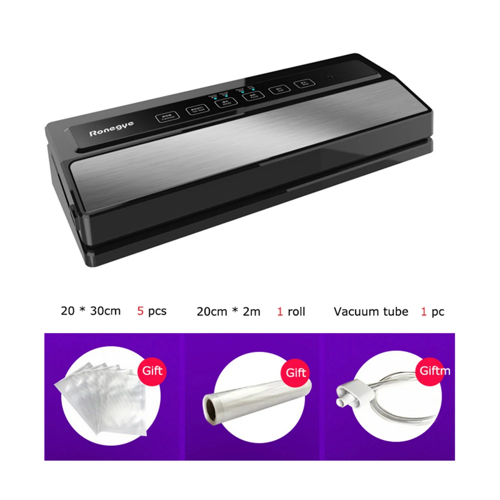 Vacuum Sealer Best Fully Automatic Portable Household Food Wet Dry 220V 110W Packaging Machine Sealing