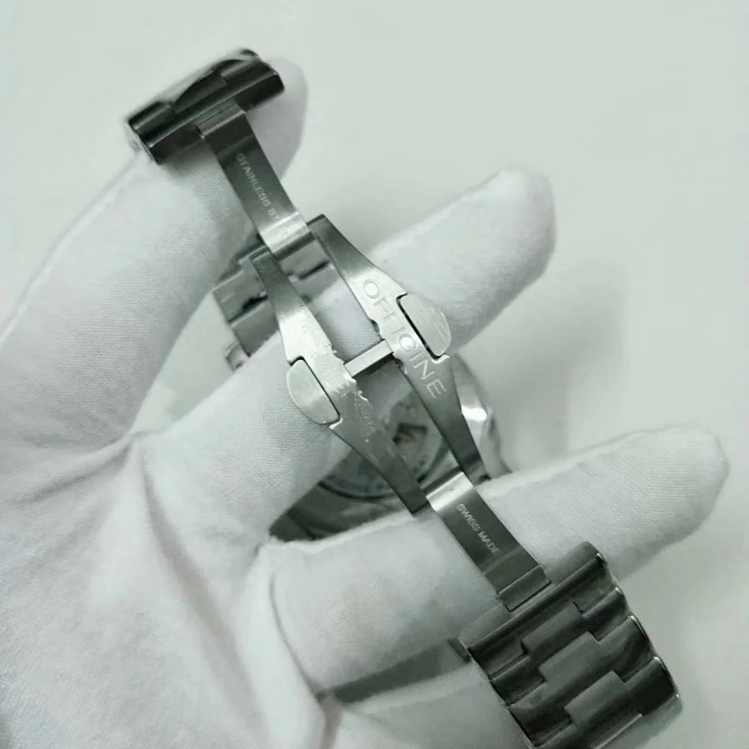 

Classic New Men Automatic Mechanical Sapphire Bracelet Stainless Steel Watches White Dial Limited Luminous Sport Watch 44mm