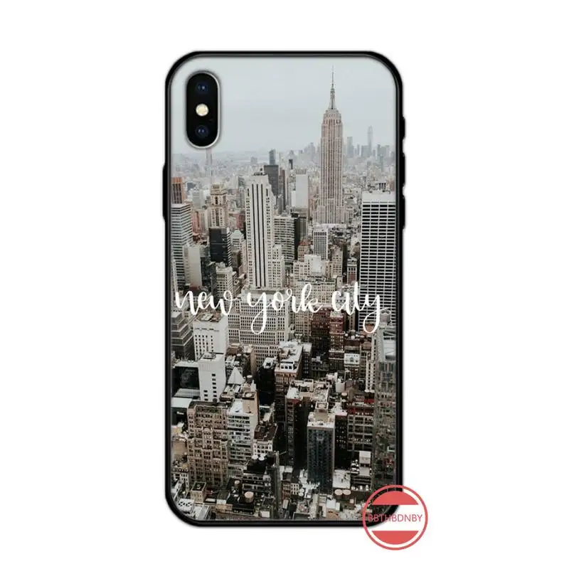 

NYC NEW YORK city landscape fashion luxury Phone Case cover for iPhone 11 12 pro XS MAX 8 7 6 6S Plus X 5S SE 2020 XR