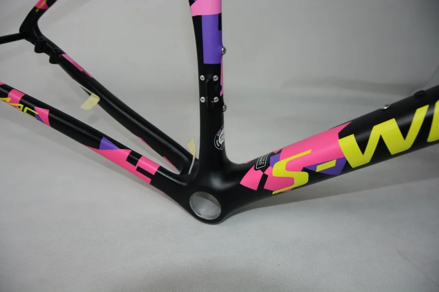 

Carbon fiber frame 1：1 SL6 disc brake bicycle frame carbon fiber frame XDB Racing-Bike T1000 V brake-BBQ