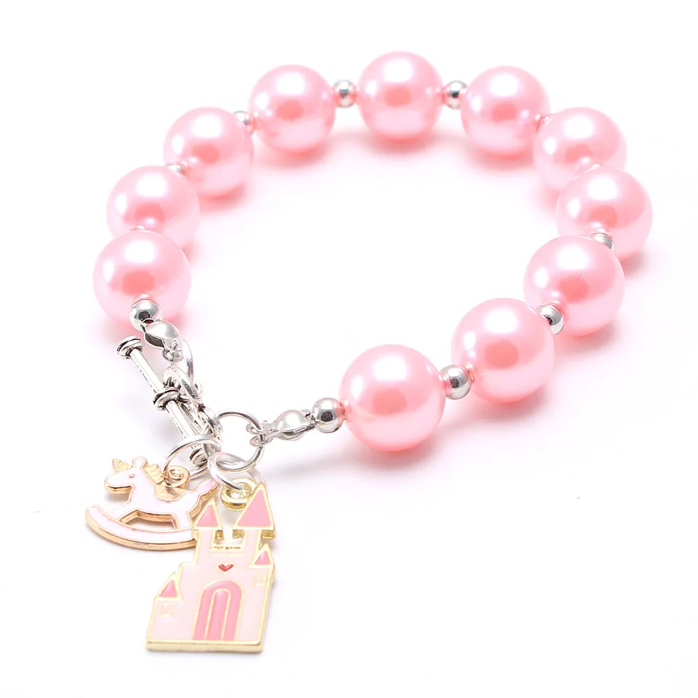 MHS.SUN Смешанные браслеты для девочек с бусинами модные очаровательные подвесками