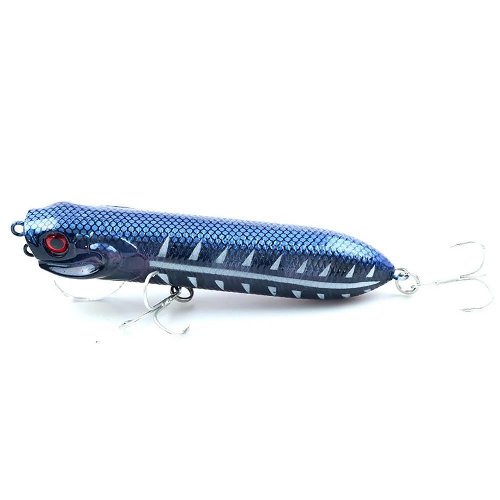 1pcs Water surface magician Hard Pencil Wobblers Popper Lures 9.5cm/18g Artificial 3D eyes Bait Snake Walker Lure Fishing Tackle | Спорт и