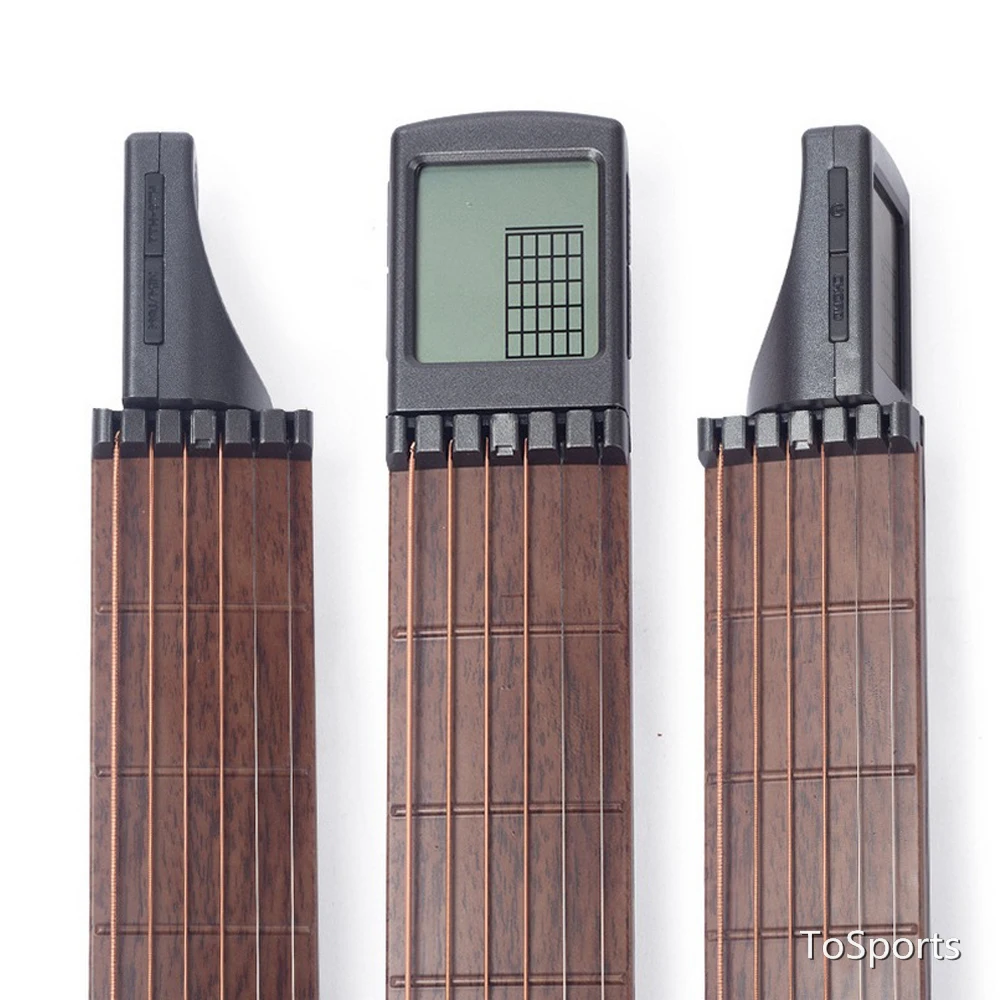 Портативный 6-тоновый Карманный тренажер для гитары инструмент тренировок может